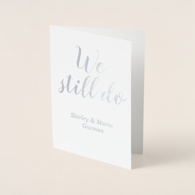 Wir machen immer noch eine Foulkarte Folienkarte (Vorderseite)