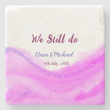 Wir machen immer noch rosa lila Aquarellfarben Gli