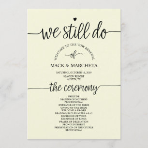 Wir machen noch eine Programmkarte Einladung