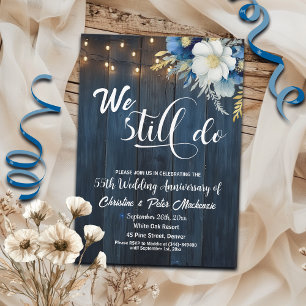 Wir machen noch immer 55. Wedding Anniversary Stri Einladung