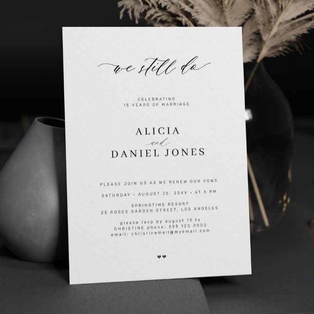 Wir machen noch immer eine einfache, moderne Verlä Einladung (Von Creator hochgeladen)