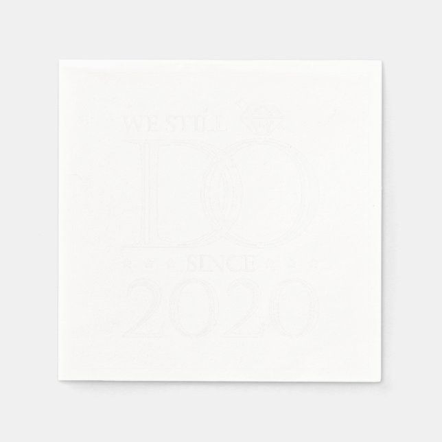 Wir machen noch immer Geschenke seit 2020 Serviette (Vorderseite)