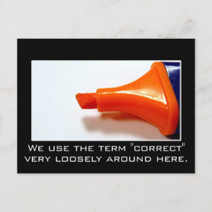 Wir machen uns keine Sorgen, das Richtige zu tun Postkarte