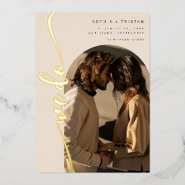 Wir machen Vertikales Boho Arch Beige Foto Save th Folieneinladung