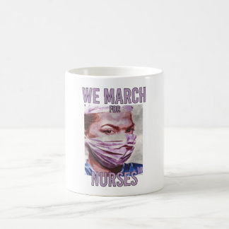 Wir März für Krankenschwestern - Neat Colorful Nur Kaffeetasse