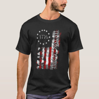 Wir Menschen 1776 Patriotische Amerikanische Unabh T-Shirt