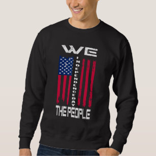 Wir Menschen 4. Juli Feuerwerke Sweatshirt