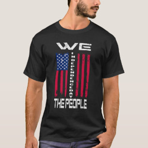 Wir Menschen 4. Juli Feuerwerke T-Shirt