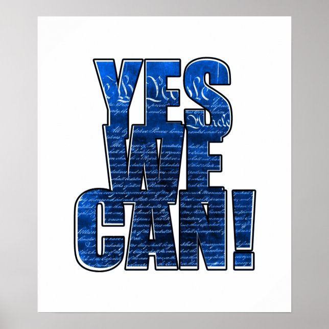 Wir Menschen für Obama! Poster (Vorne)