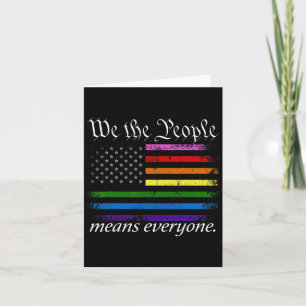 Wir Menschen meinen, dass alle USA gleichberechtig Karte