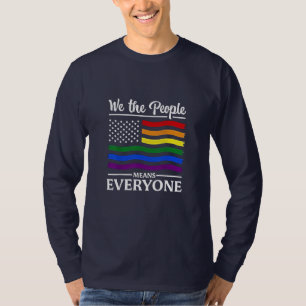 Wir Menschen meinen jeden Monat LGBTQ-Stolz T-Shirt