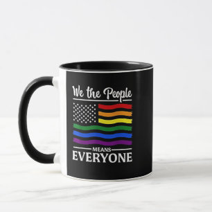 Wir Menschen meinen jeden Monat LGBTQ-Stolz Tasse