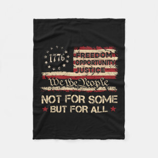 Wir Menschen nicht für einige, sondern für alle st Fleecedecke