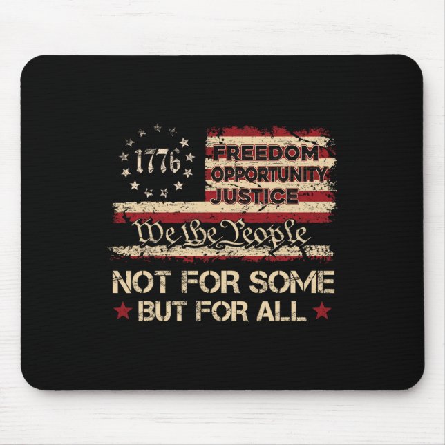 Wir Menschen nicht für einige, sondern für alle st Mousepad (Vorne)