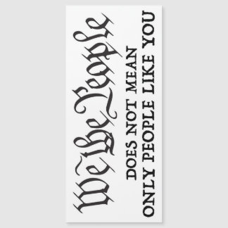 Wir Menschen - nicht nur wie Sie - Magnet