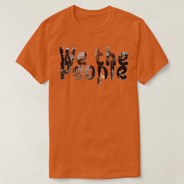 Wir Menschen T-Shirt (Design vorne)