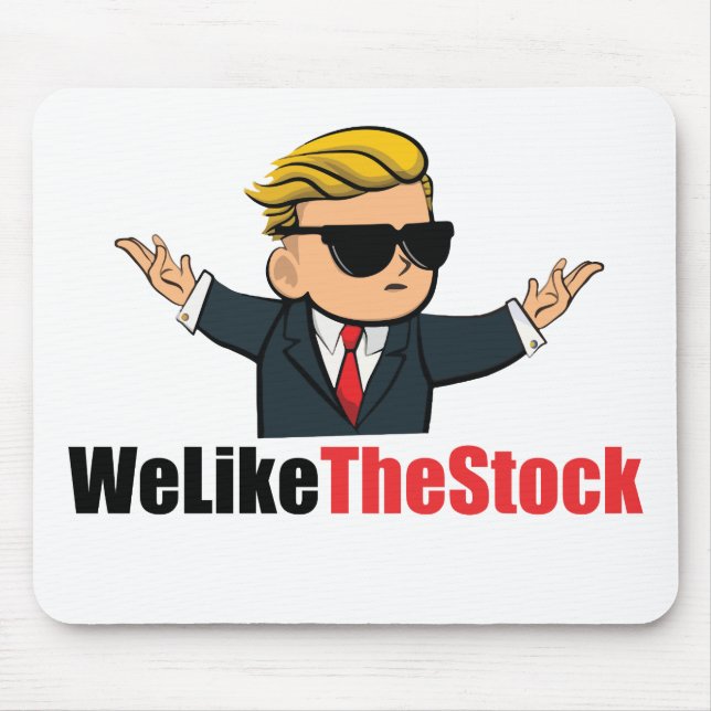 Wir mögen die Aktie (Wall Street Wetten) Mousepad (Vorne)