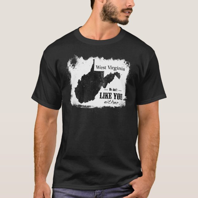 Wir mögen Sie nicht Jed-Schwarz T-Shirt (Vorderseite)