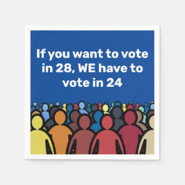 Wir müssen 24 abstimmen serviette