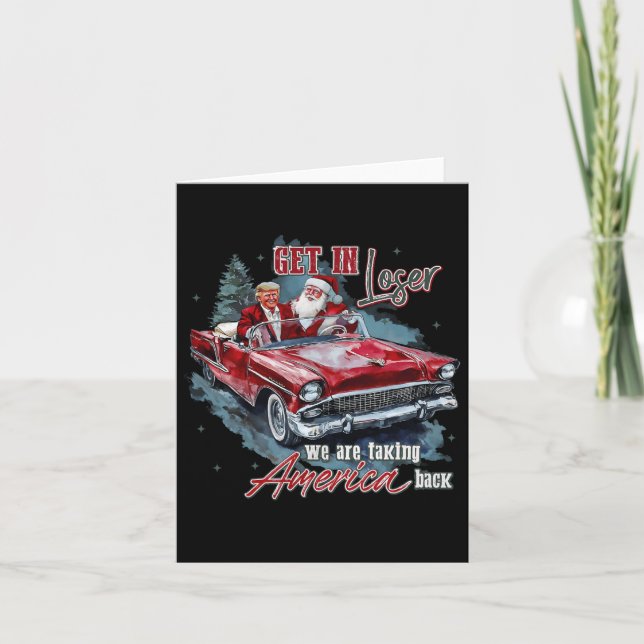 Wir nehmen Amerika mit Humor zurück Karte (Vorderseite)