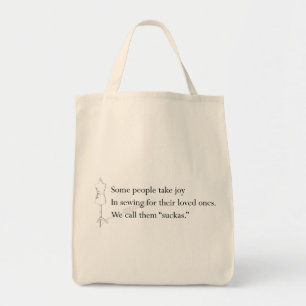 "Wir nennen dann Suckas" Tasche