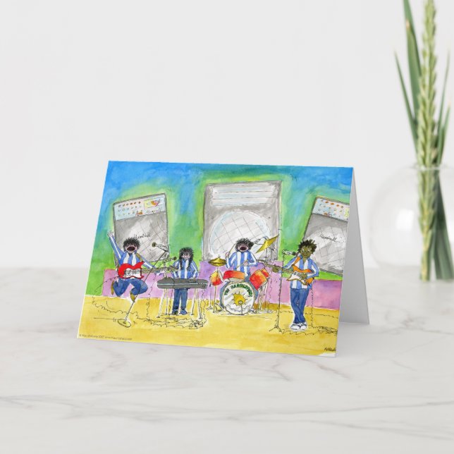 Wir nennen es Musik:  Allgemeine Grüße Karte (Vorderseite)