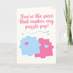 Wir passen perfekt zusammen feiertagskarte