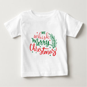 Wir pfeifen frohe Weihnachten Baby T-shirt