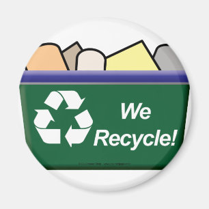 Wir Recycelte! Magnet
