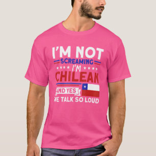 Wir reden so laut Vintage-Chilenischer Stolz Herit T-Shirt
