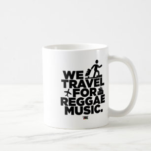 Wir reisen für Reggae Music Sticker Kaffeetasse