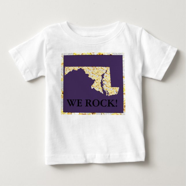 WIR ROCK! BABY T-SHIRT (Vorderseite)
