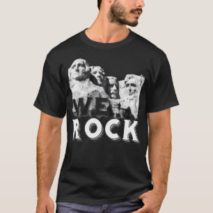 Wir rock Mount Rushmore Präsidenten Skulptur T-Shirt