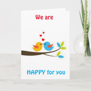 WIR SAGEN "GRATULATIONS" UND WIR WERDEN SIE VERFEH KARTE