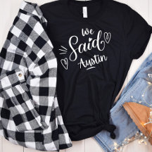 Wir sagten Austin Funny Black Junggeselinnen-Absch