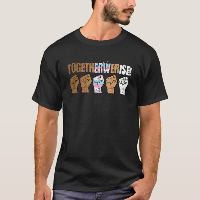 Wir sammeln intersexuelle soziale Gerechtigkeit zu T-Shirt (Vorderseite)