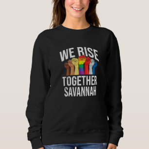 Wir sammeln Savannah Lgbtq Georgia Pride Mont Sweatshirt