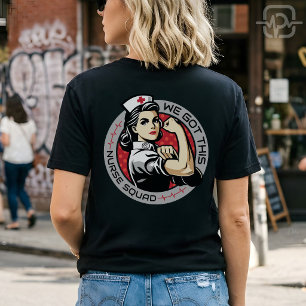 Wir schaffen das Krankenschwester-Team Starke Wert T-Shirt