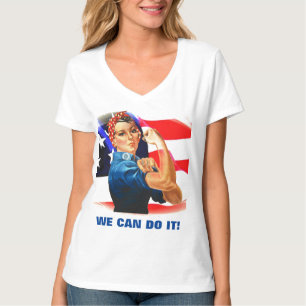 Wir schaffen das Rosie die Nieterin Frauenpower US T-Shirt