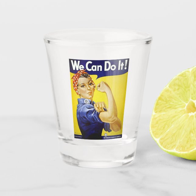 Wir schaffen das! schnapsglas (Vorderseite)