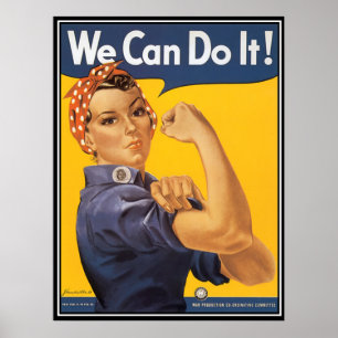Wir schaffen es Motivationsposter Poster