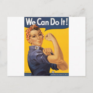 Wir schaffen es! postkarte