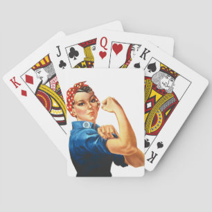 Wir schaffen es Rosie die Riveter Frauenpower Spielkarten