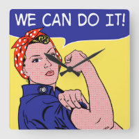 Wir schaffen es! Rosie the Riveter Pop Art Remix