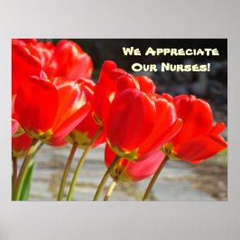 Wir schätzen unsere Krankenschwestern! Kunstdrucke Poster