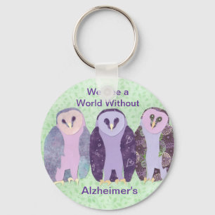 Wir sehen eine Welt ohne Alzheimers Schlüsselanhänger
