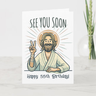 "Wir sehen uns bald" Witziger Geburtstag Einladung