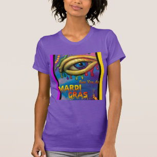Wir sehen uns bei Mardi Gras Eye T-Shirt