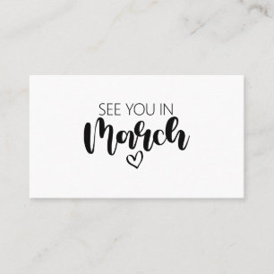 Wir sehen uns in der Schwangerschaftsankündigung i Visitenkarte