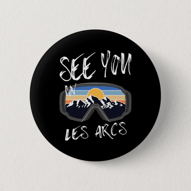 Wir sehen uns in Les Arcs Frankreich Wanderurlaub  Button (Vorderseite)